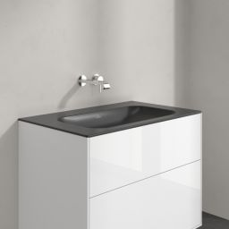 Villeroy & Boch Finion umywalka 80x50 cm prostokątna meblowa CeramicPlus Pure Black 416483R7