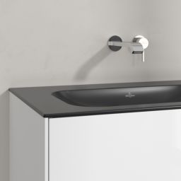 Villeroy & Boch Finion umywalka 80x50 cm prostokątna meblowa CeramicPlus Pure Black 416483R7