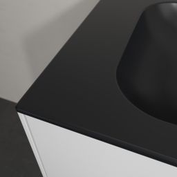 Villeroy & Boch Finion umywalka 80x50 cm prostokątna meblowa CeramicPlus Pure Black 416484R7