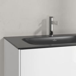 Villeroy & Boch Finion umywalka 80x50 cm prostokątna meblowa CeramicPlus Pure Black 416484R7