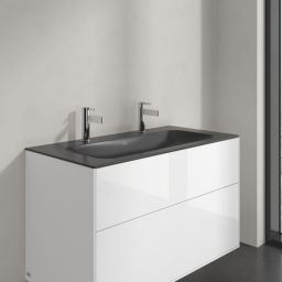 Villeroy & Boch Finion umywalka 100x50 cm prostokątna meblowa CeramicPlus Pure Black 4164A1R7