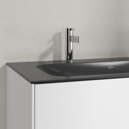 Villeroy & Boch Finion umywalka 100x50 cm prostokątna meblowa CeramicPlus Pure Black 4164A1R7