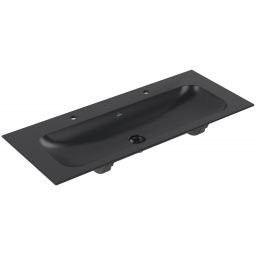 Villeroy & Boch Finion umywalka 120x50 cm prostokątna meblowa CeramicPlus Pure Black 4164C1R7