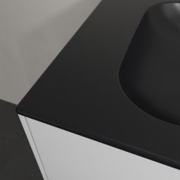 Villeroy & Boch Finion umywalka 120x50 cm prostokątna meblowa CeramicPlus Pure Black 4164C1R7