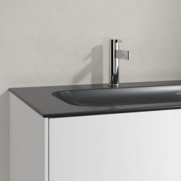 Villeroy & Boch Finion umywalka 120x50 cm prostokątna meblowa CeramicPlus Pure Black 4164C1R7