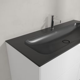 Villeroy & Boch Finion umywalka 120x50 cm prostokątna meblowa CeramicPlus Pure Black 4164CBR7