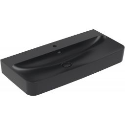 Villeroy & Boch Finion umywalka 100x47 cm prostokątna ścienna-meblowa CeramicPlus Pure Black 41681BR7