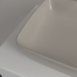 Villeroy & Boch Artis umywalka 58x38,5 cm prostokątna nablatowa CeramicPlus Almond 417258AM