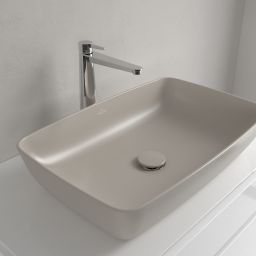 Villeroy & Boch Artis umywalka 58x38,5 cm prostokątna nablatowa CeramicPlus Almond 417258AM