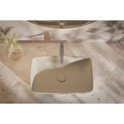 Villeroy & Boch Artis umywalka 58x38,5 cm prostokątna nablatowa CeramicPlus Almond 417258AM