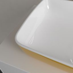 Villeroy & Boch Artis umywalka 58x38,5 cm prostokątna nablatowa biały połysk/indian summer 417258BCW9