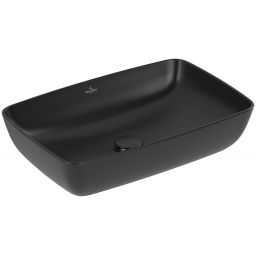 Villeroy & Boch Artis umywalka 58x38,5 cm prostokątna nablatowa CeramicPlus Pure Black 417258R7