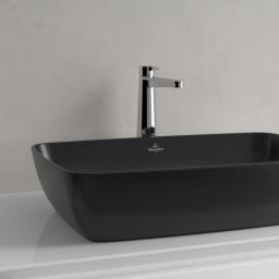 Villeroy & Boch Artis umywalka 58x38,5 cm prostokątna nablatowa CeramicPlus Pure Black 417258R7
