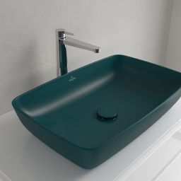 Villeroy & Boch Artis umywalka 58x38,5 cm prostokątna nablatowa CeramicPlus Teal 417258TE