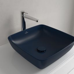 Villeroy & Boch Artis umywalka 41x41 cm kwadratowa nablatowa CeramicPlus Nightfall 417841R6