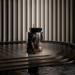 Villeroy & Boch Artis umywalka 41x41 cm kwadratowa nablatowa CeramicPlus Pure Black 417841R7