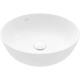 Villeroy & Boch Artis umywalka 43 cm nablatowa okrągła CeramicPlus Stone White 417943RW