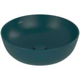 Villeroy & Boch Artis umywalka 43x43 cm okrągła nablatowa CeramicPlus Teal 417943TE