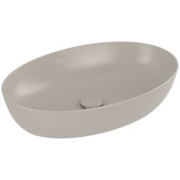 Villeroy & Boch Artis umywalka 61x41 cm owalna nablatowa CeramicPlus Almond 419861AM