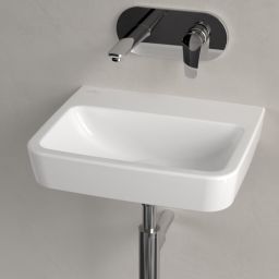 Villeroy & Boch O.Novo umywalka 45x37 cm prostokątna z powłoką CeramicPlus biała 43444FR1