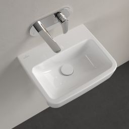 Villeroy & Boch O.Novo umywalka 45x37 cm prostokątna z powłoką CeramicPlus biała 43444FR1