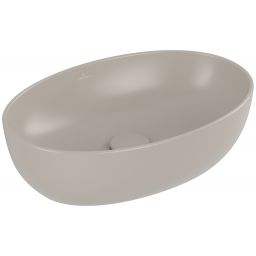 Villeroy & Boch Artis umywalka 48x32,5 cm owalna nablatowa CeramicPlus Almond 438848AM