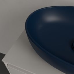 Villeroy & Boch Artis umywalka 48x32,5 cm owalna nablatowa CeramicPlus Nightfall 438848R6