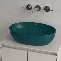 Villeroy & Boch Artis umywalka 48x32,5 cm owalna nablatowa CeramicPlus Teal 438848TE