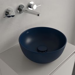 Villeroy & Boch Artis umywalka 32,5x32,5 cm okrągła nablatowa CeramicPlus Nightfall 438932R6