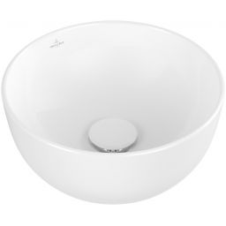 Villeroy & Boch Artis umywalka 32,5x32,5 cm okrągła nablatowa stone white 438932RW