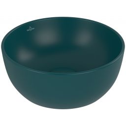 Villeroy & Boch Artis umywalka 32,5x32,5 cm okrągła nablatowa CeramicPlus Teal 438932TE