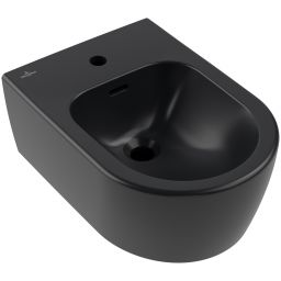 Villeroy & Boch Skyla bidet wiszący CeramicPlus Pure Black 448200R7