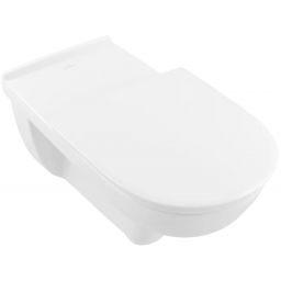 Villeroy & Boch ViCare miska WC wisząca bez kołnierza dla niepełnosprawnych biały połysk 4601R001