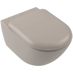 Villeroy & Boch Antao miska WC wisząca bez kołnierza CeramicPlus Almond 4674T0AM