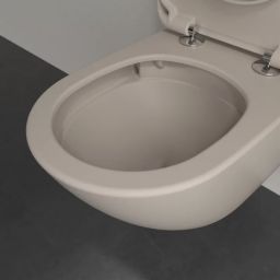 Villeroy & Boch Antao miska WC wisząca bez kołnierza CeramicPlus Almond 4674T0AM