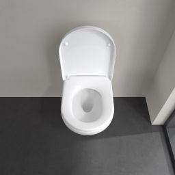 Villeroy & Boch Architectura miska WC wisząca bez kołnierza ze spłukiwaniem wirowym biały połysk 4694C0R1