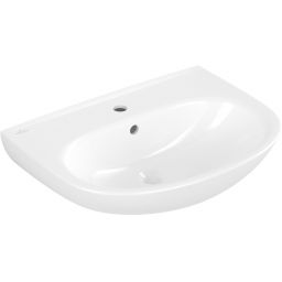 Villeroy & Boch O.Novo umywalka 60x46 cm półokrągła ścienna biały połysk 4A4060R1