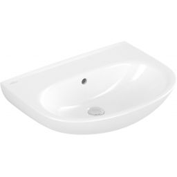 Villeroy & Boch O.Novo umywalka 60x46 cm półokrągła ścienna biały połysk 4A4062R1
