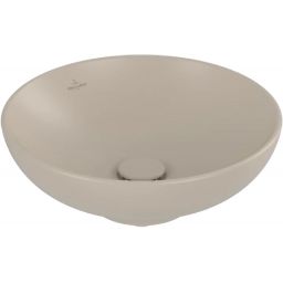 Villeroy & Boch Loop & Friends umywalka 42 cm nablatowa okrągła CeramicPlus Almond 4A4601AM