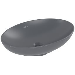 Villeroy & Boch Loop & Friends umywalka 56x38 cm owalna nablatowa CeramicPlus Graphite 4A4700i4