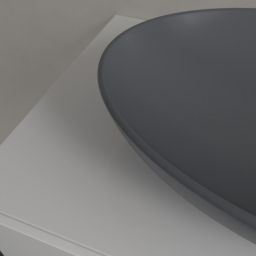 Villeroy & Boch Loop & Friends umywalka 56x38 cm owalna nablatowa CeramicPlus Graphite 4A4700i4