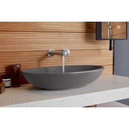 Villeroy & Boch Loop & Friends umywalka 56x38 cm owalna nablatowa CeramicPlus Graphite 4A4700i4