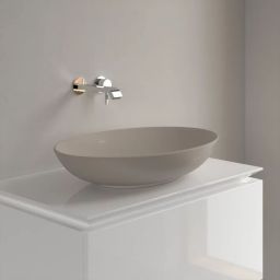 Villeroy & Boch Loop & Friends umywalka 62x42 cm owalna nablatowa CeramicPlus Almond 4A4800AM