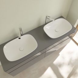 Villeroy & Boch Loop & Friends umywalka 56x38 cm nablatowa prostokątna CeramicPlus Weiss Alpin 4A4900R1