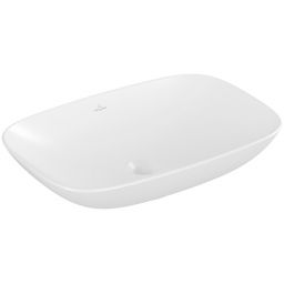 Villeroy & Boch Loop & Friends umywalka 63x43 nablatowa prostokątna CeramicPlus Stone White 4A5001RW