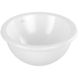 Villeroy & Boch Loop & Friends umywalka 38 cm okrągła podblatowa CeramicPlus Weiss Alpin 4A5201R1