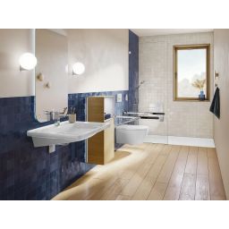 Villeroy & Boch ViCare umywalka 60x55 cm prostokątna dla niepełnosprawnych biała 4A686201