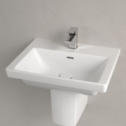 Villeroy & Boch Subway 3.0 umywalka 55x44 cm prostokątna ścienna biała 4A705501