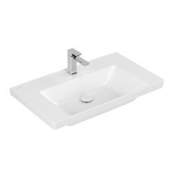 Villeroy & Boch Subway 3.0 umywalka 80x47 cm prostokątna ścienna-meblowa biała 4A708101