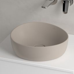 Villeroy & Boch Antao umywalka 40x39,5 cm nablatowa CeramicPlus almond 4A7240AM